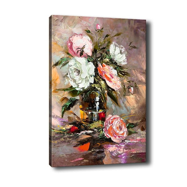 Pittura , 50 x 70 cm Vintage Roses - Tablo Center