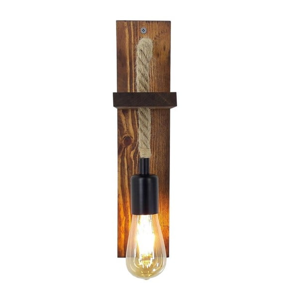 Lampada da parete in legno di pino Galinos - Opviq lights-image-1