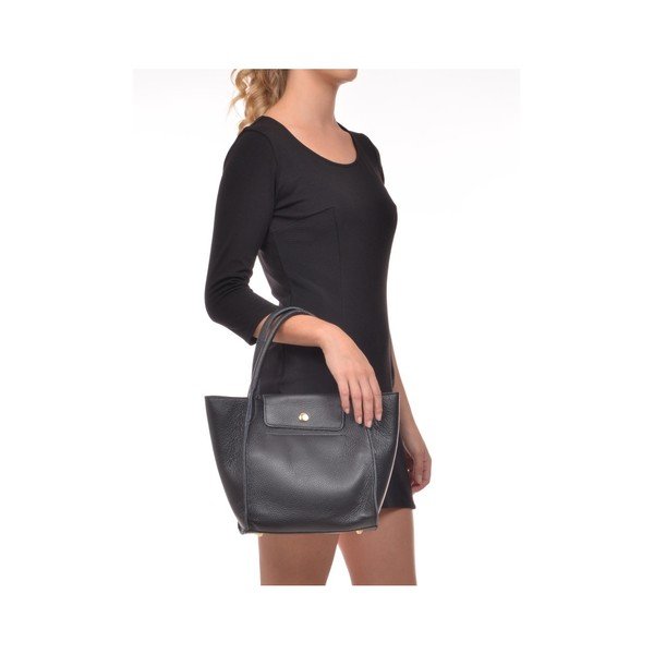 Borsa in pelle nera Pola Nero - Roberta M-image-4