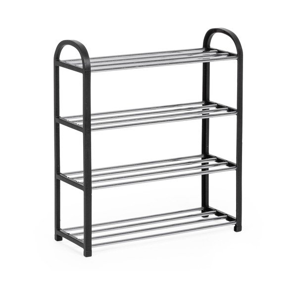 Scarpiera nera in plastica 50,5x57x19 cm Hallfrid – Yes Everyday