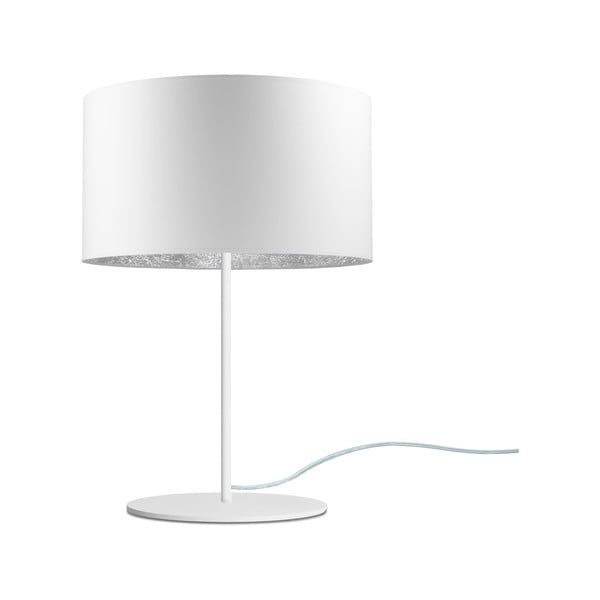 Lampada da tavolo bianca MIKA Silver M, ⌀ 36 cm Mika - Sotto Luce