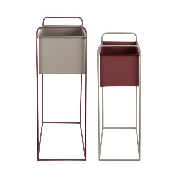 Set di supporti per fiori in metallo 2 pz (altezza totale 65 cm) Reina – PT LIVING-image-4