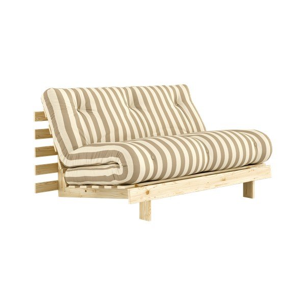 Divano beige/color crema allungabile 140 cm Roots – Karup