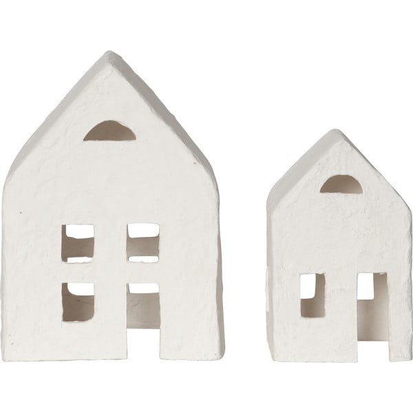 Decorazione luminosa natalizia bianca 2 pezzi Plain - Star Trading-image-3