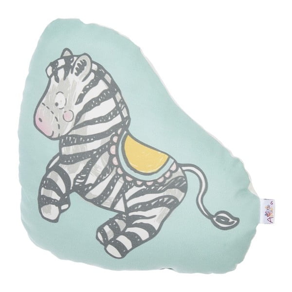 Cuscino per bambini in misto cotone Mike & Co. NEW YORK Cuscino giocattolo Zebra, 28 x 29 cm - Mike & Co. NEW YORK