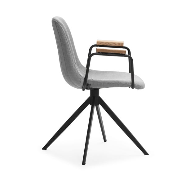 Set di sedie da pranzo grigio chiaro 2 pz Tali - Marckeric-image-3