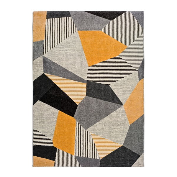 Tappeto arancione e grigio , 60 x 120 cm Gladys Sarro - Universal