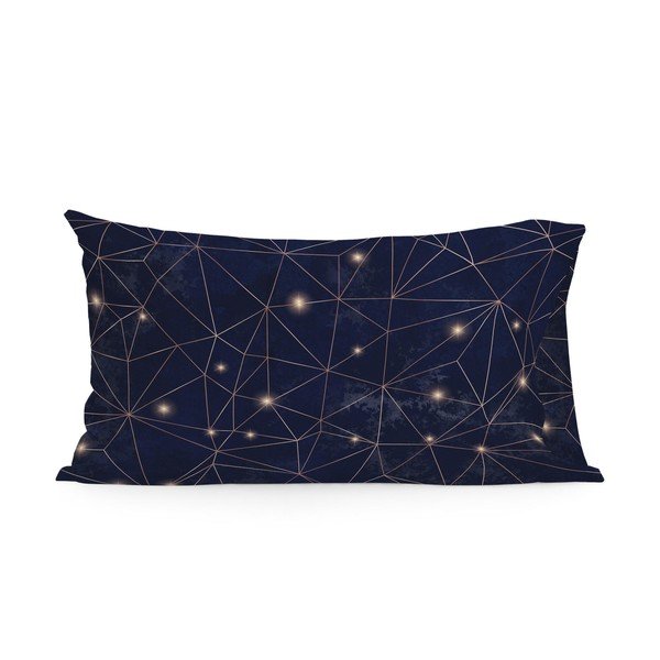 Set di 2 federe in cotone Blu profondo, 50 x 75 cm Blanc - Blanc