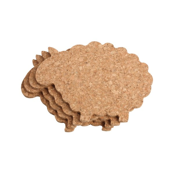 Sada 4 korkových podtácků T&G Woodware Sheep