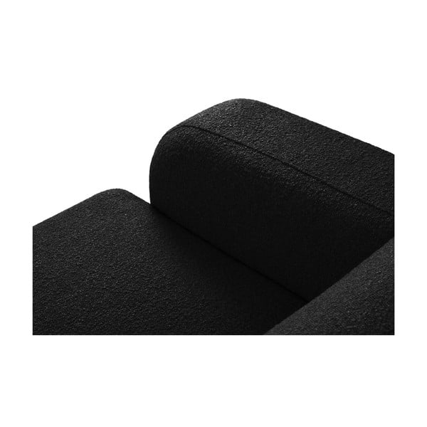 Divano angolare nero in tessuto bouclé (angolo destro) Molino - Micadoni Home-image-4