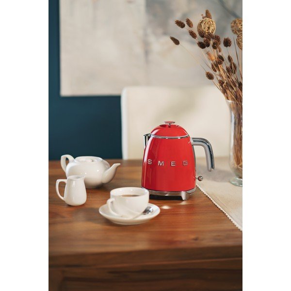 Bollitore rosso in acciaio inox 800 ml Retro Style - SMEG-image-3