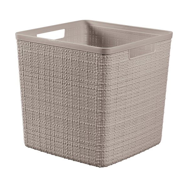 Cesto contenitivo in plastica 28x28x27 cm Jute – Curver