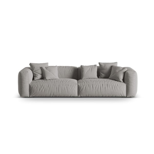 Divano componibile grigio chiaro 320 cm Martina - Micadoni Home