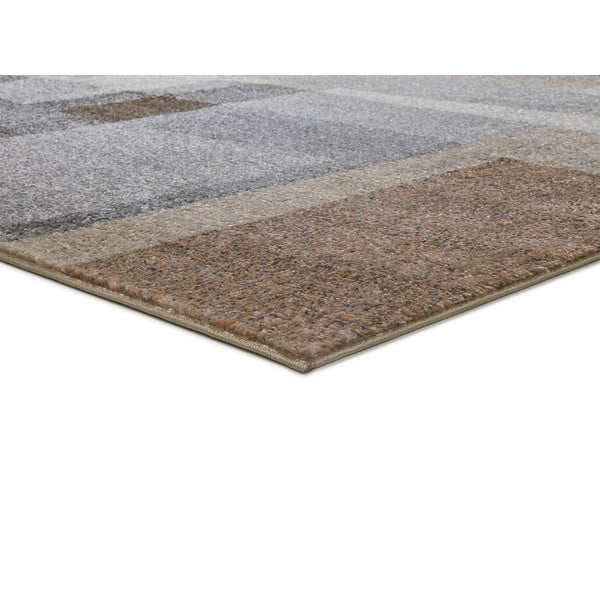 Tappeto grigio e beige 140x200 cm Aydin - Universal-image-2