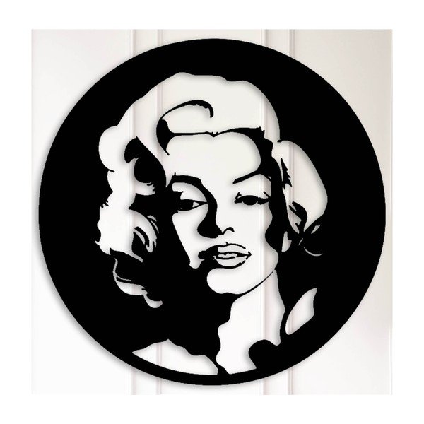 Decorazione da parete nera Marilyn - Unknown