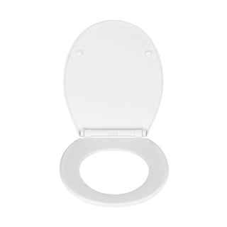 Sedile per wc bianco con chiusura facilitata , 44 x 37 cm Kos - Wenko