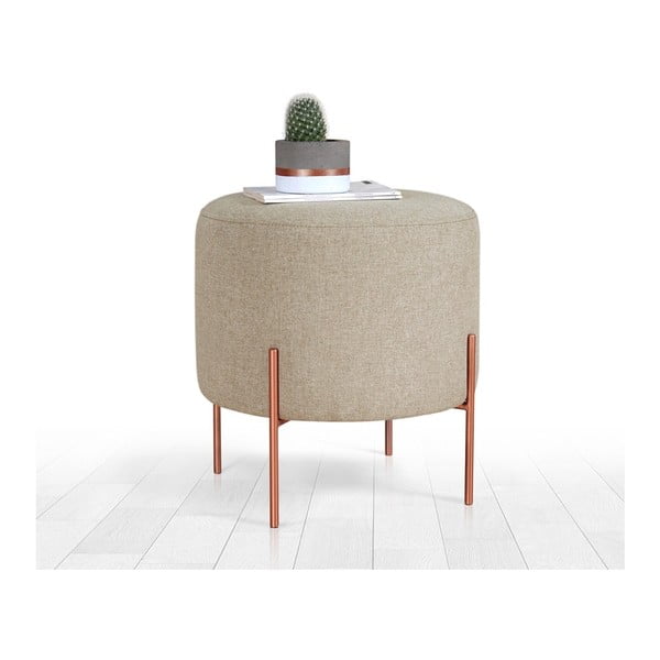 Sgabello beige Copper - Artie-image-2