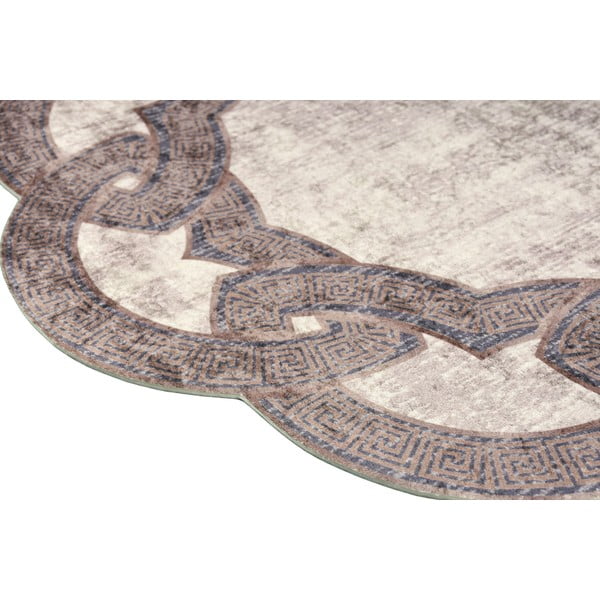 Tappeto rotondo beige ø 160 cm - Vitaus-image-2