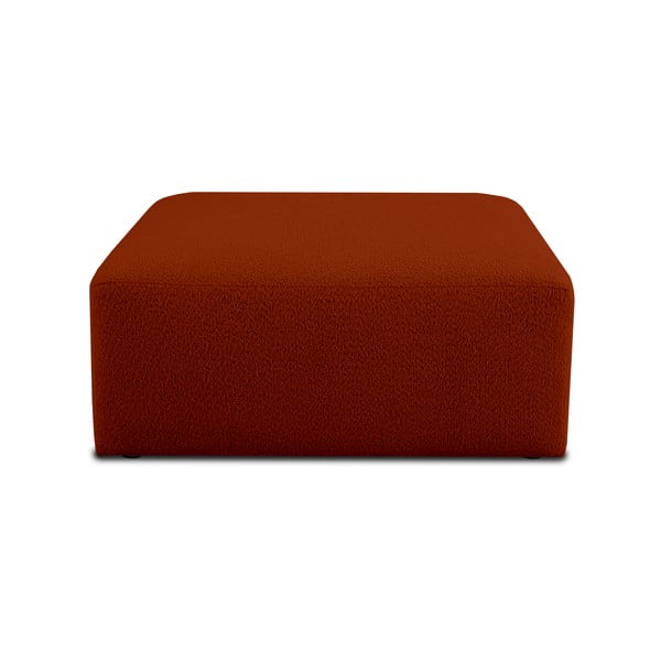 Modulo divano in tessuto bouclé color mattone Roxy - Scandic