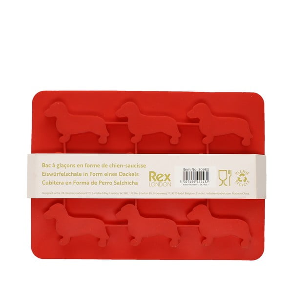 Vaschetta per ghiaccio in silicone Sausage Dog – Rex London-image-2