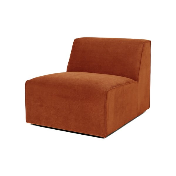 Modulo divano in velluto a coste arancione (parte centrale) Sting - Scandic-image-2