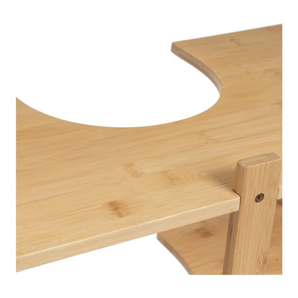 Mobile in bambù sotto il lavabo in colore naturale 60x60 cm - Casa Selección-image-3