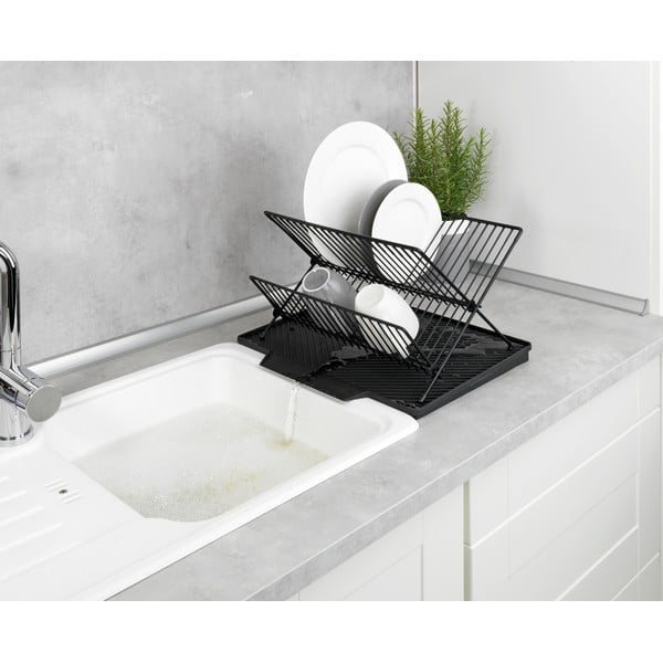 Vaschetta di raccolta grigio scuro , 34 x 40 cm Nelia - Wenko-image-1