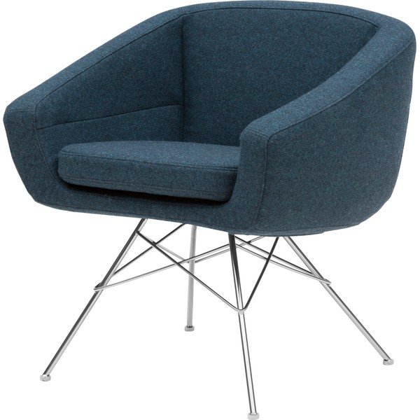 Poltrona blu scuro Aiko - Softline-image-2
