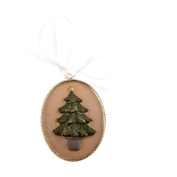 Ornamento da appendere con motivo ad albero di Natale, lunghezza 5,5 cm - Dakls