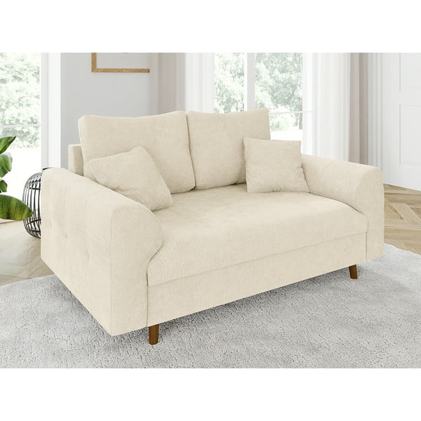 Divano beige 150 cm Ariella – Ropez-image-3