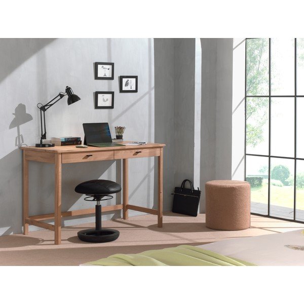 Scrivania per bambini in rovere massiccio 60x120 cm Forrest – Vipack-image-1