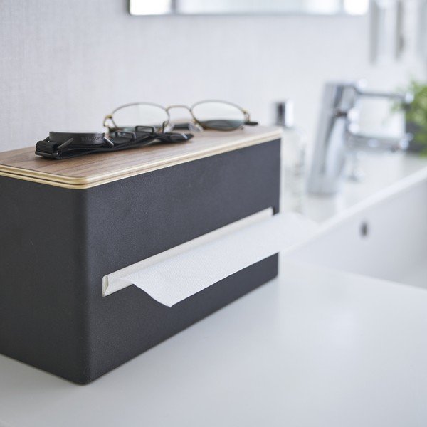 Scatola di metallo per fazzoletti Rin - YAMAZAKI-image-4