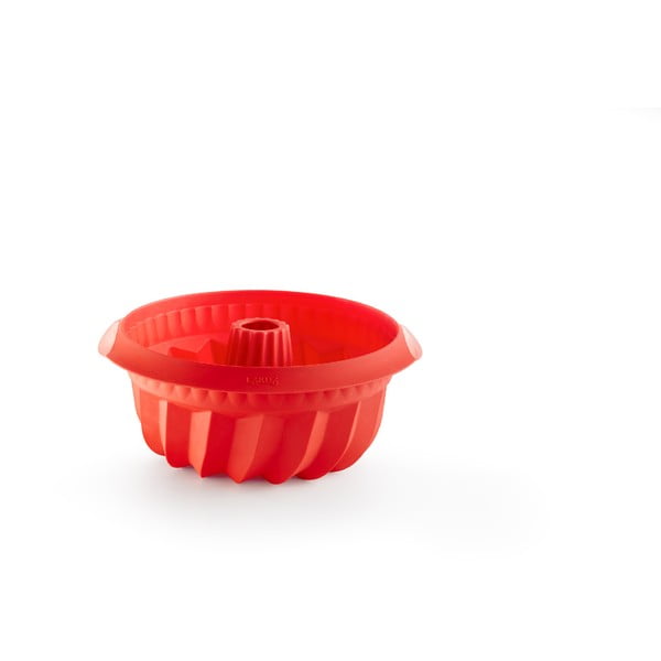 Stampo in silicone rosso per bundt cake , ⌀ 22 cm - Lékué