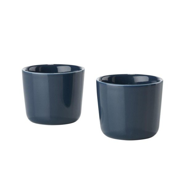 Set di 2 tazze termiche in gres blu scuro Singole - Zone