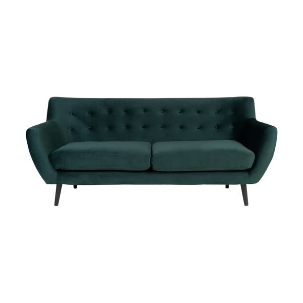 Divano in velluto verde scuro Monte - House Nordic