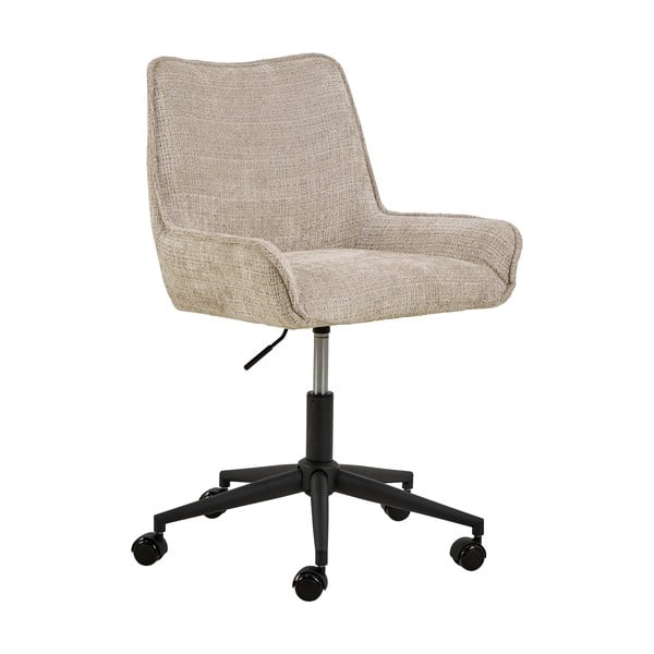 Sedia da ufficio beige Eddie – Actona