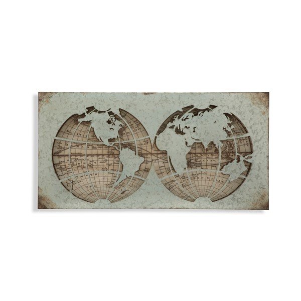 Decorazione murale World, 112 x 57 cm - Mauro Ferretti