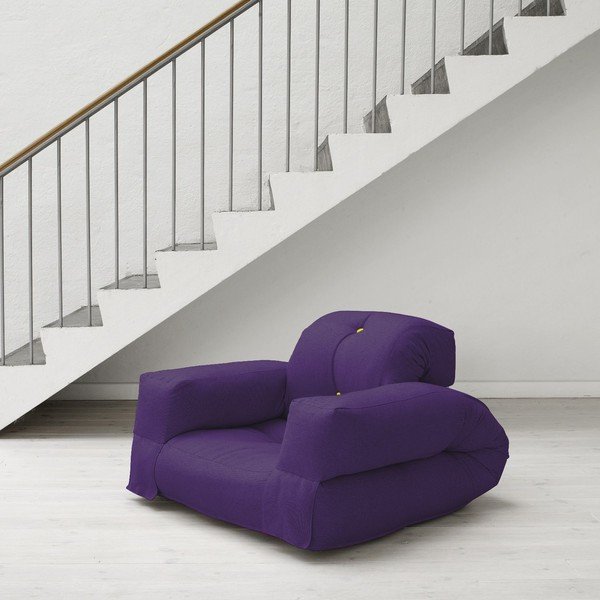 Křeslo Hippo Purple/Pistachio
