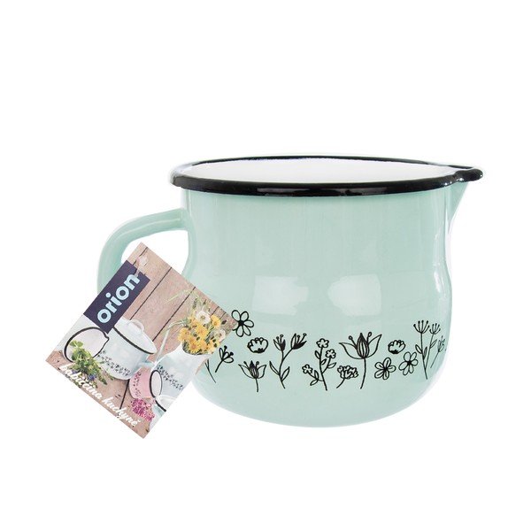 Brocca in smalto verde menta Meadow, 1,2 l Belly - Orion-image-2