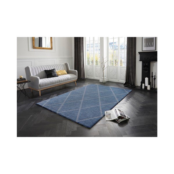Modro-šedý koberec Elle Decoration Maniac Lunel, 200 x 290 cm-image-2