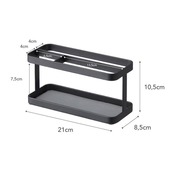 Cremagliera nera multifunzionale Tower - YAMAZAKI-image-3