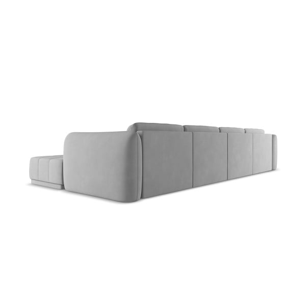 Divano angolare grigio chiaro Hoku – Makamii-image-3