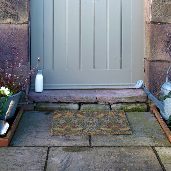 Zerbino in fibra di cocco 40x60 cm William Morris Strawberry Thief - Artsy Doormats-image-4