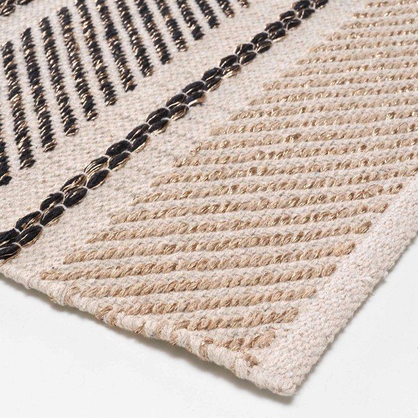 Tappeto lavabile beige 60x90 cm Silves - douceur d'intérieur-image-4