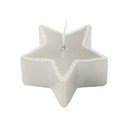 Set di 4 candele bianche, tempo di combustione 4 h Star - Unipar