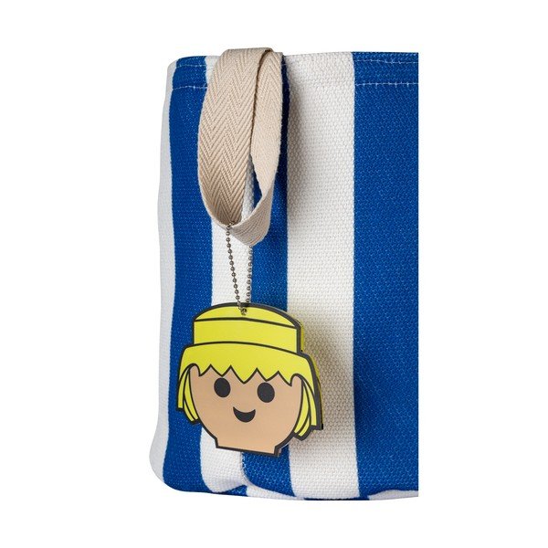 Cesto per giocattoli in tessuto blu ø 30x28 cm Stripes - Playmobil-image-3