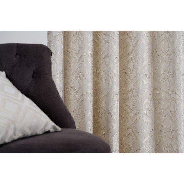 Tenda crema 140x245 cm Giuseppe - Mendola Fabrics-image-1