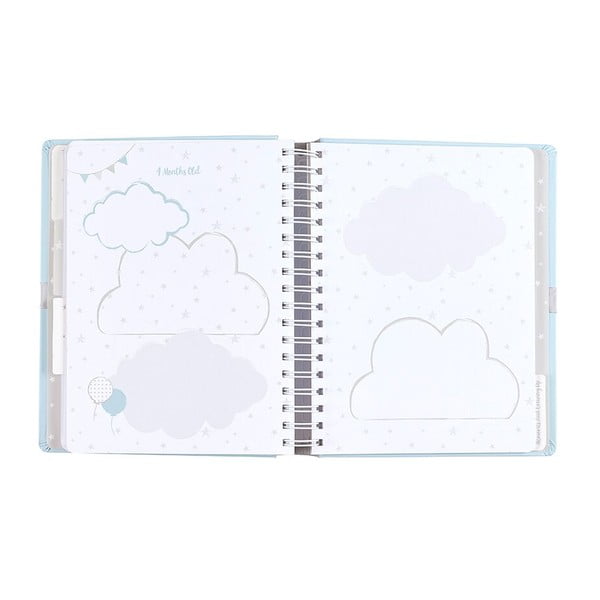 Modrý deník miminka Busy B-image-1