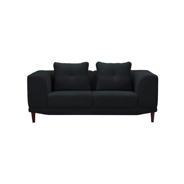 Černá dvoumístná pohovka Windsor & Co Sofas Sigma