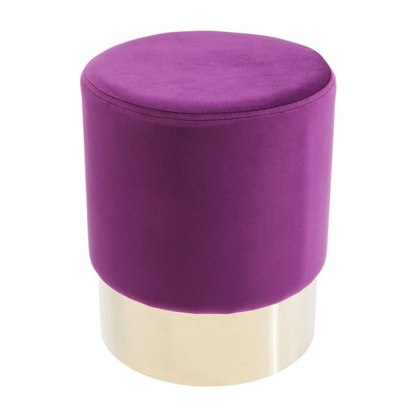 Sgabello viola , ∅ 35 cm Cherry - Kare Design